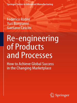 cover image of Re-engineering of Products and Processes